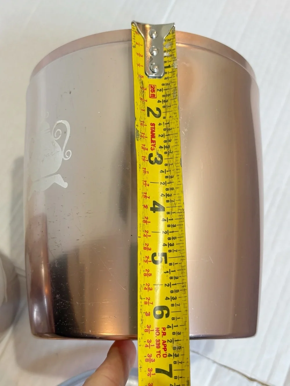 Vintage West Bend Rose Gold Copper Tea And Sugar Canister Set Of 2 Made In USA